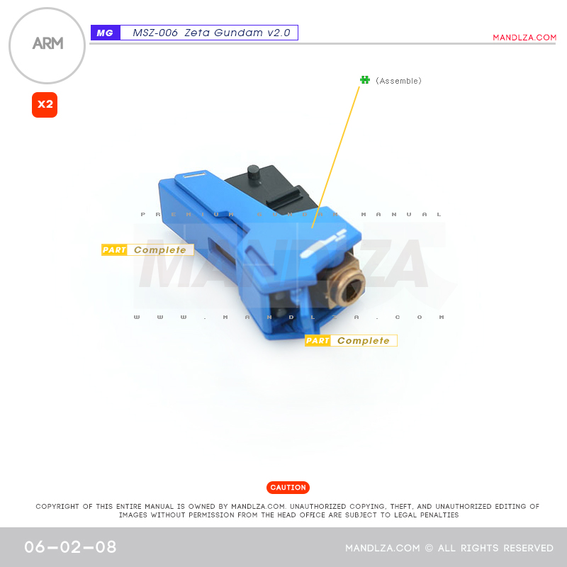 MG] MSZ-006 ZETA 2.0 ARM 06-02