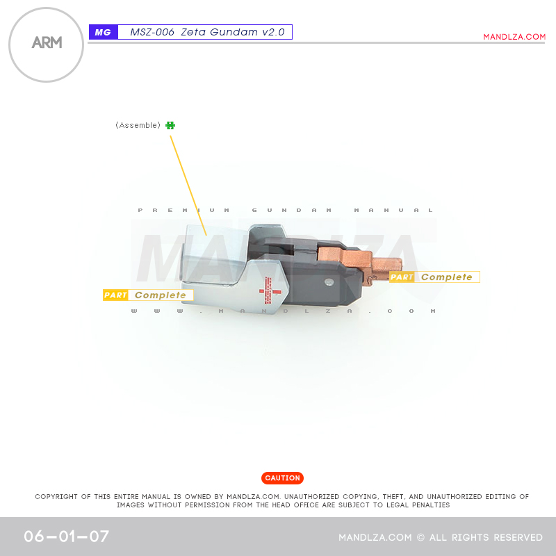 MG] MSZ-006 ZETA 2.0 ARM 06-01