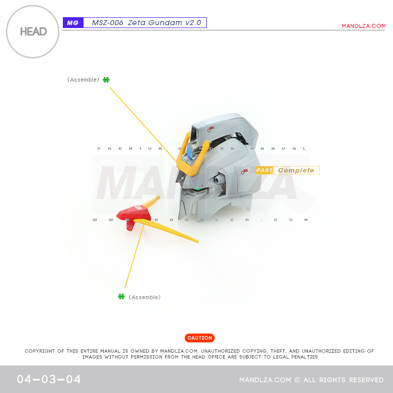 MG] MSZ-006 ZETA 2.0 HEAD 04-03