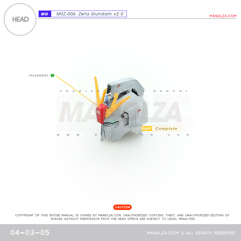 MG] MSZ-006 ZETA 2.0 HEAD 04-03