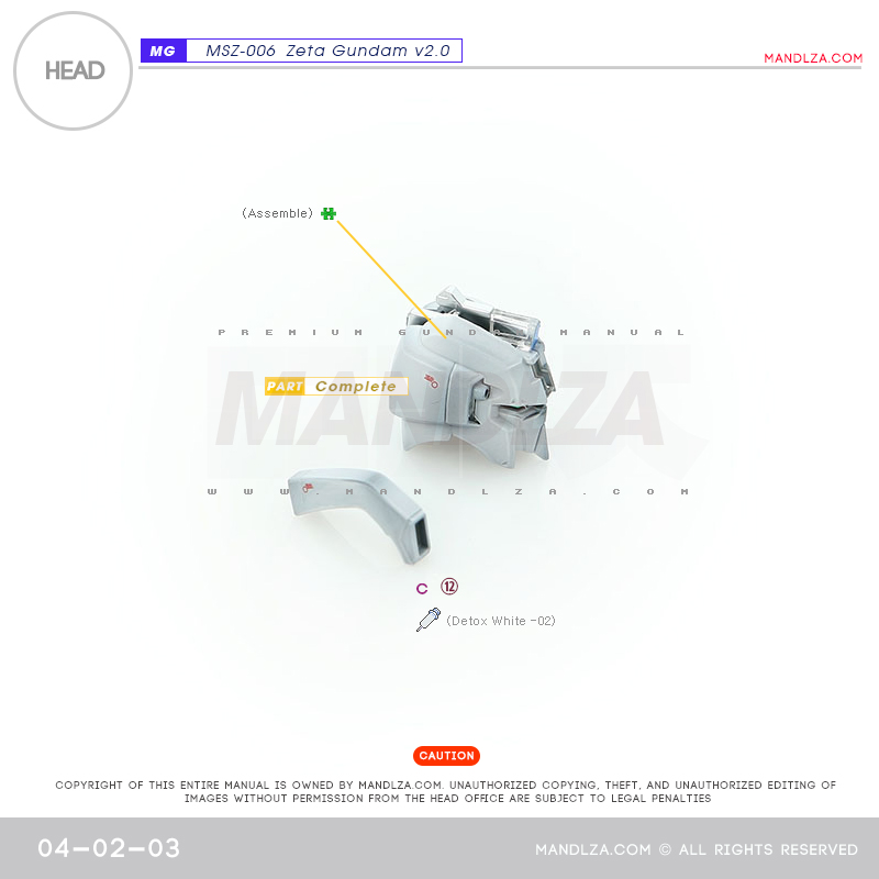 MG] MSZ-006 ZETA 2.0 HEAD 04-02