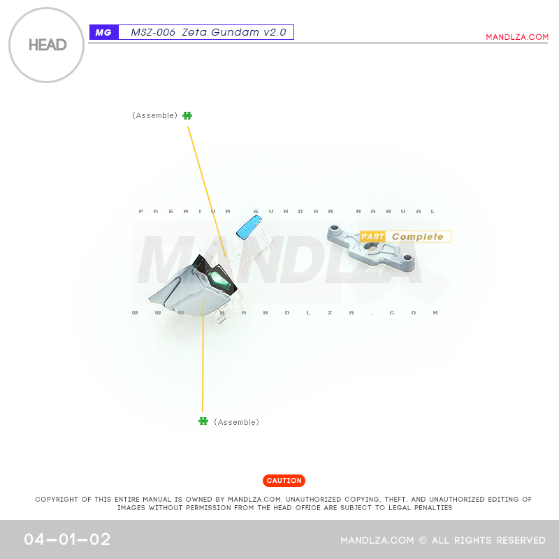 MG] MSZ-006 ZETA 2.0 HEAD 04-01