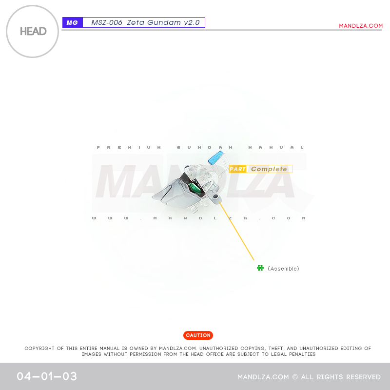 MG] MSZ-006 ZETA 2.0 HEAD 04-01