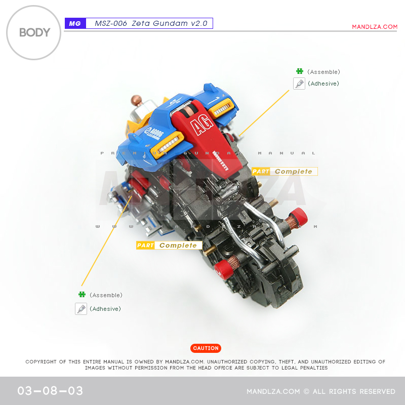 MG] MSZ-006 ZETA 2.0 BODY 03-08