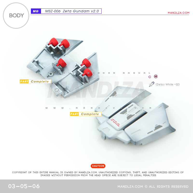 MG] MSZ-006 ZETA 2.0 BODY 03-05