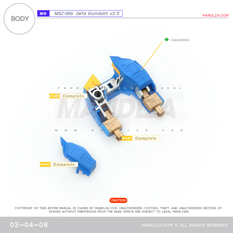 MG] MSZ-006 ZETA 2.0 BODY 03-04