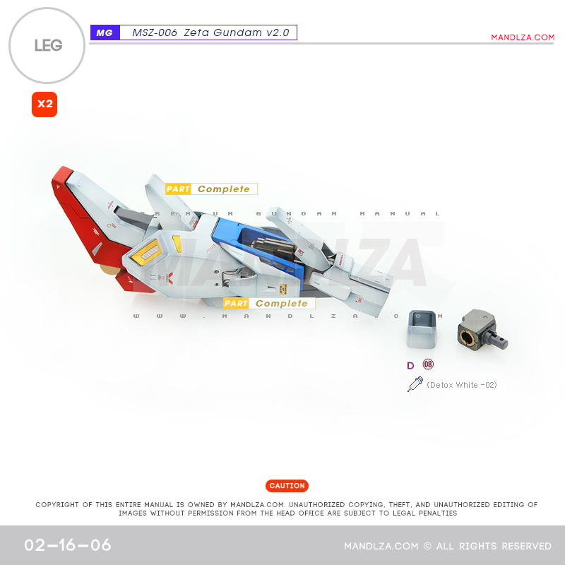 MG] MSZ-006 ZETA 2.0 LEG 02-16