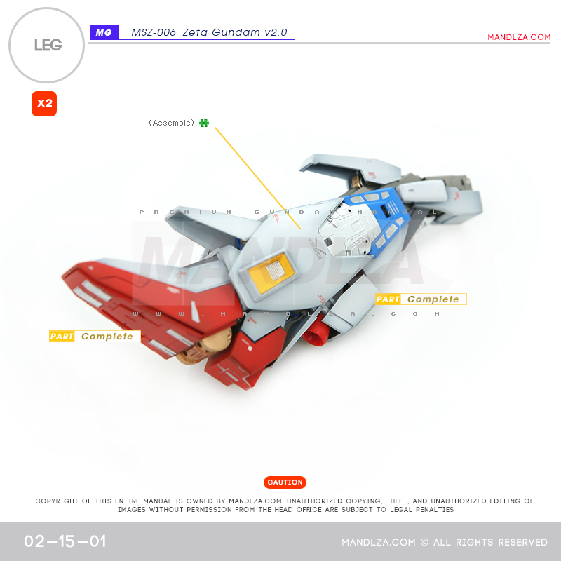 MG] MSZ-006 ZETA 2.0 LEG 02-15
