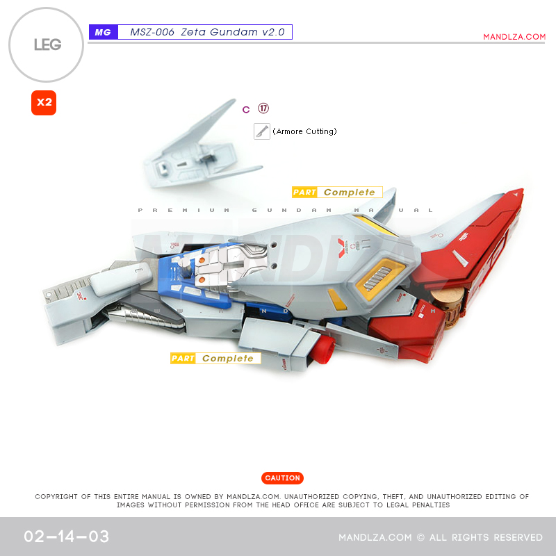 MG] MSZ-006 ZETA 2.0 LEG 02-14