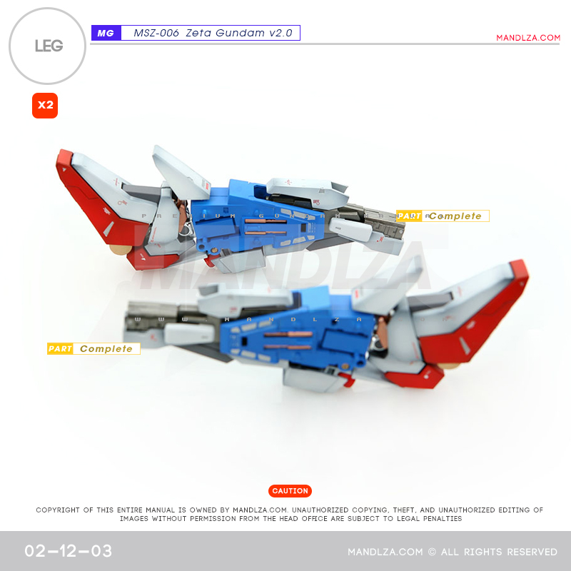MG] MSZ-006 ZETA 2.0 LEG 02-12
