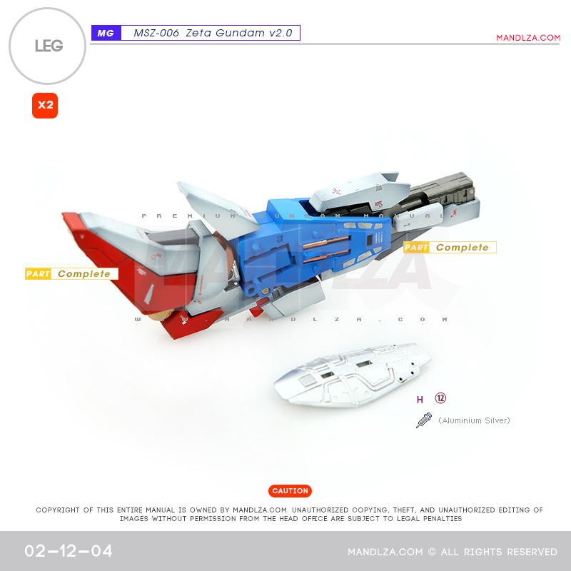 MG] MSZ-006 ZETA 2.0 LEG 02-12
