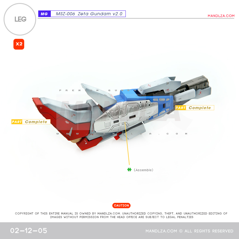 MG] MSZ-006 ZETA 2.0 LEG 02-12