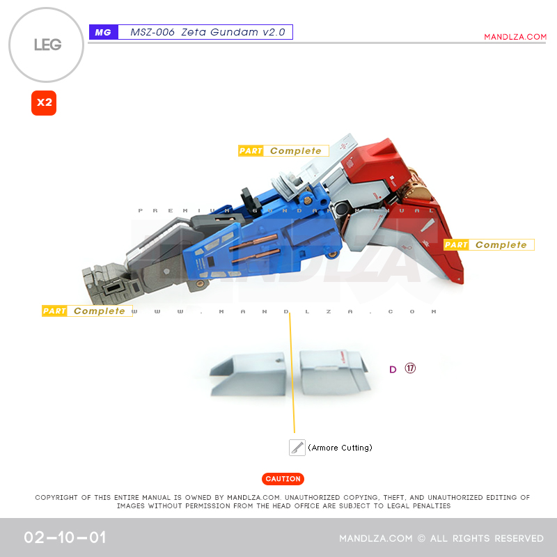 MG] MSZ-006 ZETA 2.0 LEG 02-10