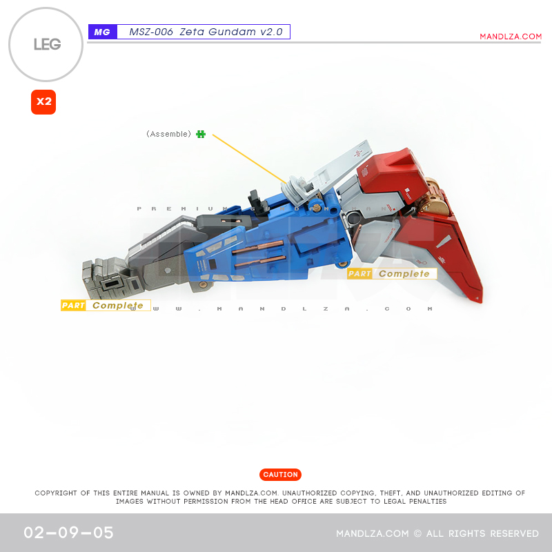 MG] MSZ-006 ZETA 2.0 LEG 02-09