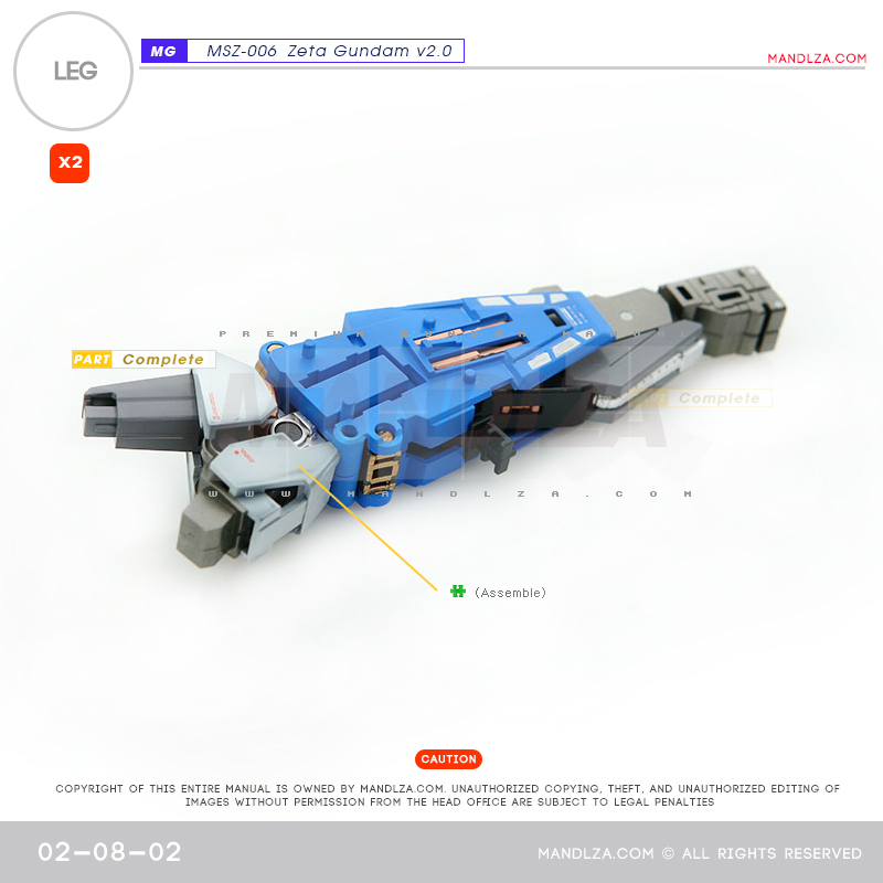MG] MSZ-006 ZETA 2.0 LEG 02-08