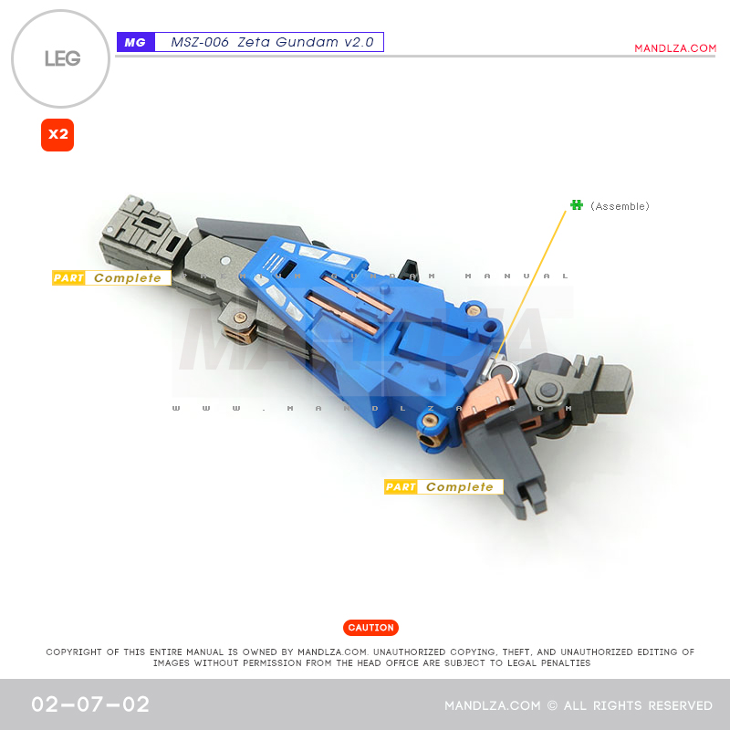 MG] MSZ-006 ZETA 2.0 LEG 02-07