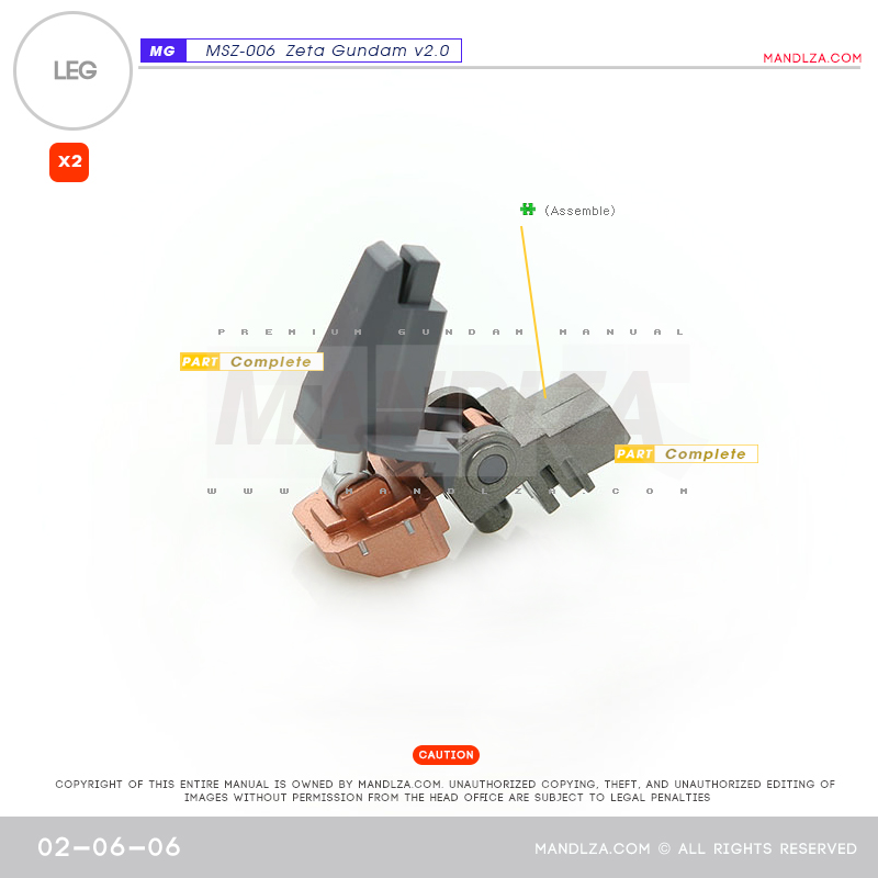 MG] MSZ-006 ZETA 2.0 LEG 02-06
