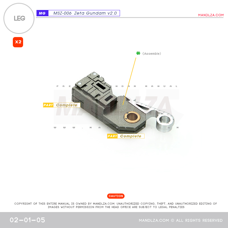 MG] MSZ-006 ZETA 2.0 LEG 02-01