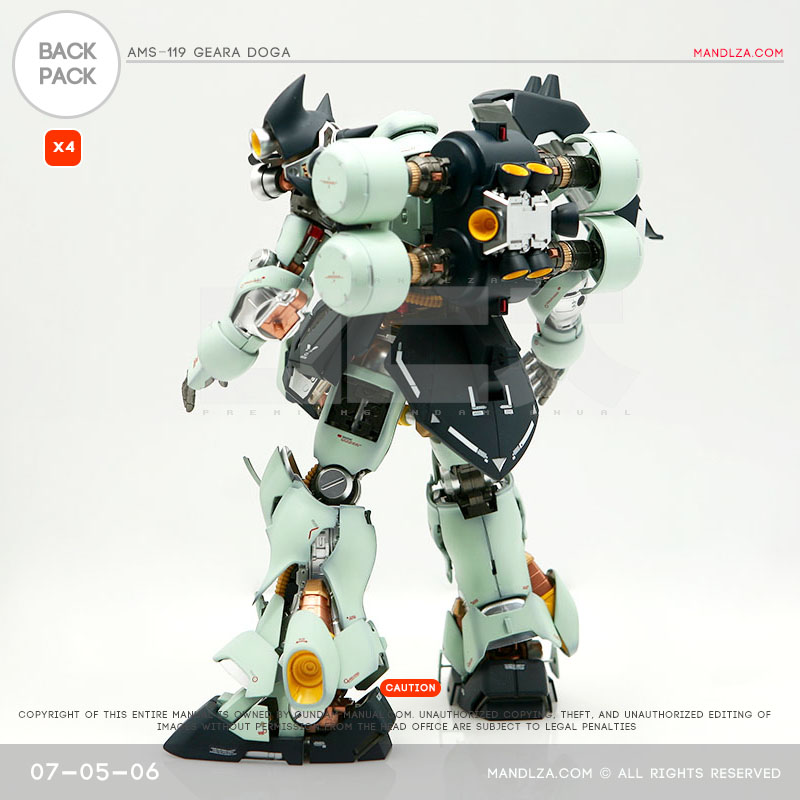 MG] AMS119 Geara Doga BackPack 07-05