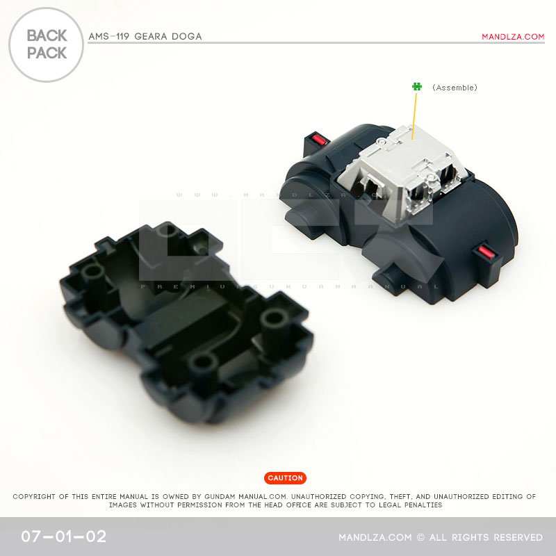 MG] AMS119 Geara Doga BackPack 07-01