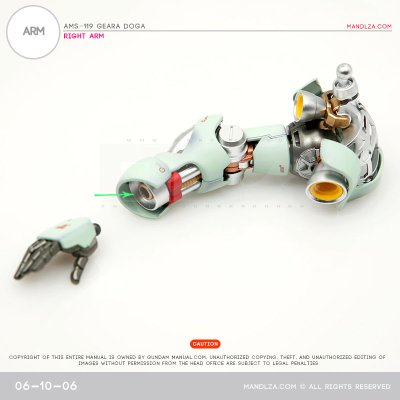 MG] AMS119 Geara Doga ARM 06-10