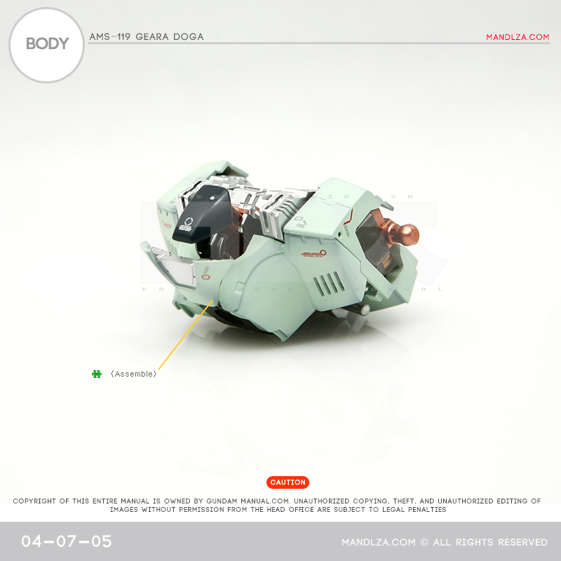 MG] AMS119 Geara Doga BODY 04-07