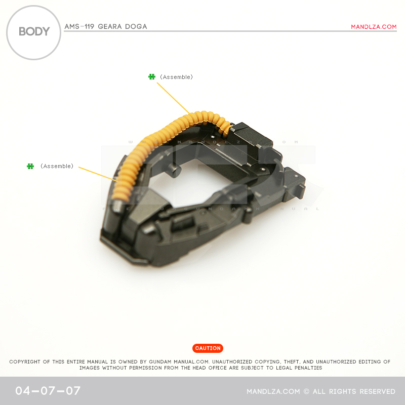 MG] AMS119 Geara Doga BODY 04-07