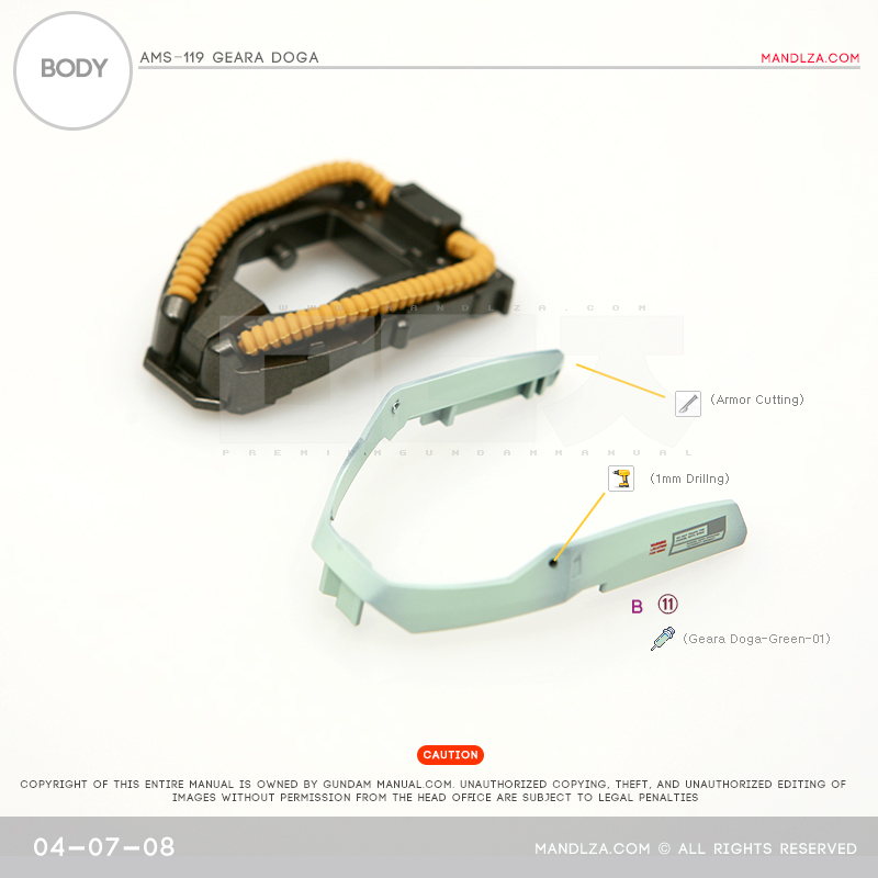 MG] AMS119 Geara Doga BODY 04-07