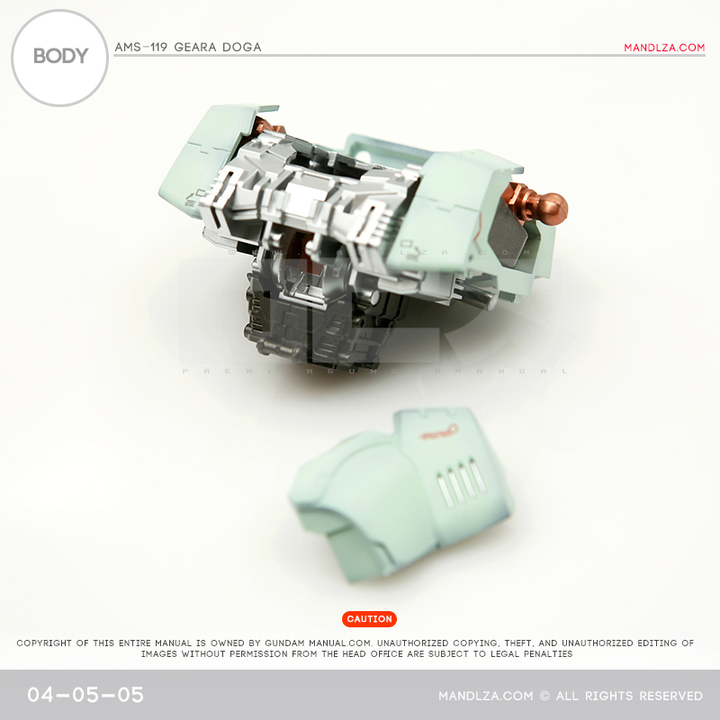 MG] AMS119 Geara Doga BODY 04-05