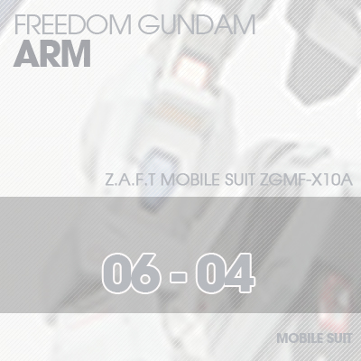 MG] ZGMF-X10A FREEDOM GUNDAM ARM 06-04