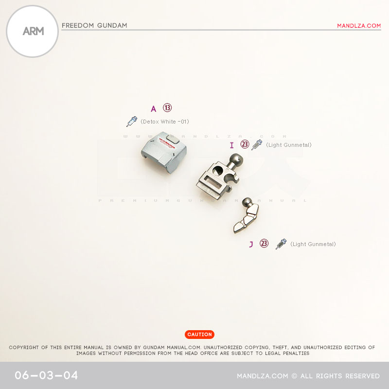 MG] ZGMF-X10A FREEDOM GUNDAM ARM 06-03