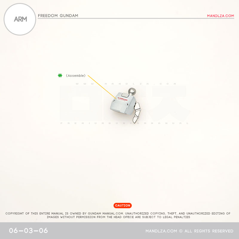 MG] ZGMF-X10A FREEDOM GUNDAM ARM 06-03