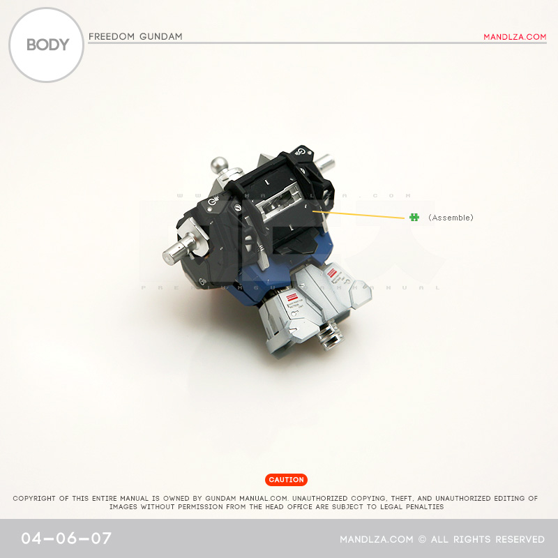MG] ZGMF-X10A FREEDOM GUNDAM BODY 04-06