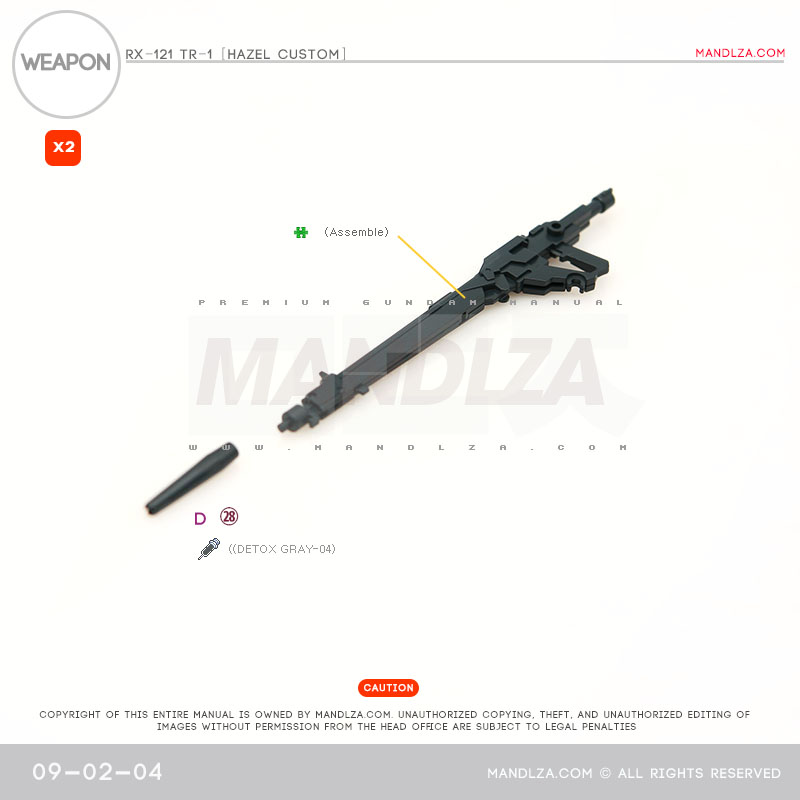 INJECTION] Hazel custom 1/100 WEAPON 09-02