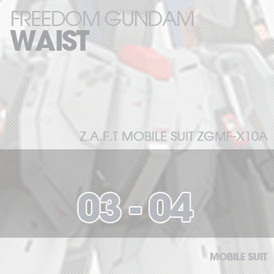 MG] ZGMF-X10A FREEDOM GUNDAM WAIST 03-04