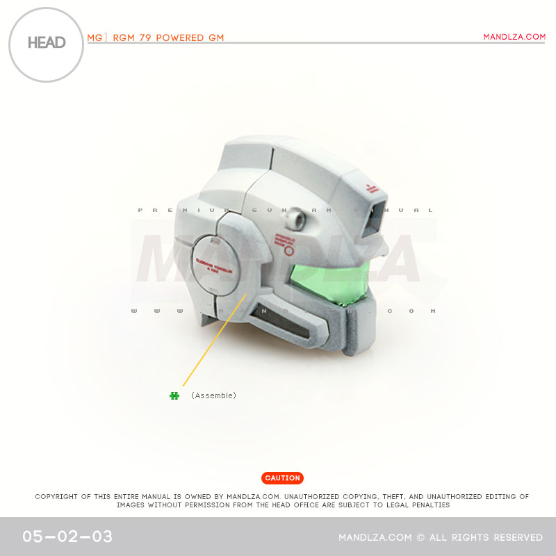 MG] RGM79 POWERED GM HEAD 05-02