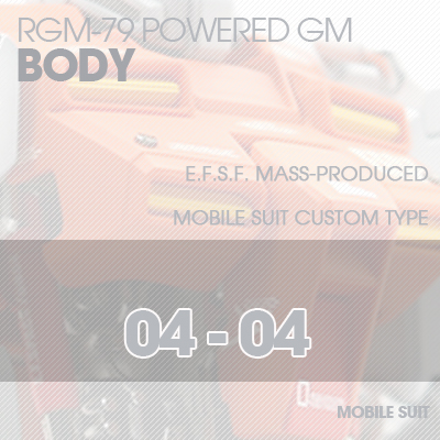 MG] RGM79 POWERED GM BODY 04-04