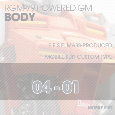 MG] RGM79 POWERED GM BODY 04-01