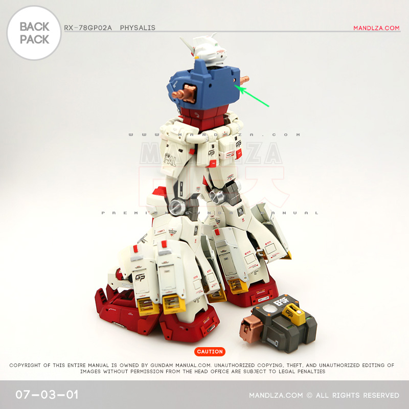 MG] RX78 GP02 PHYSALIS  Backpack  07-03