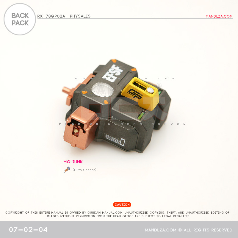 MG] RX78 GP02 PHYSALIS Backpack 07-02