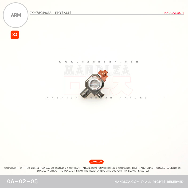 MG] RX78 GP02 PHYSALIS ARM 06-02