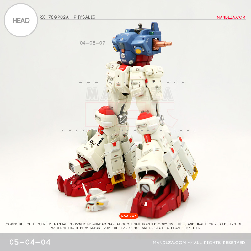 MG] RX78 GP02 PHYSALIS HEAD 05-04