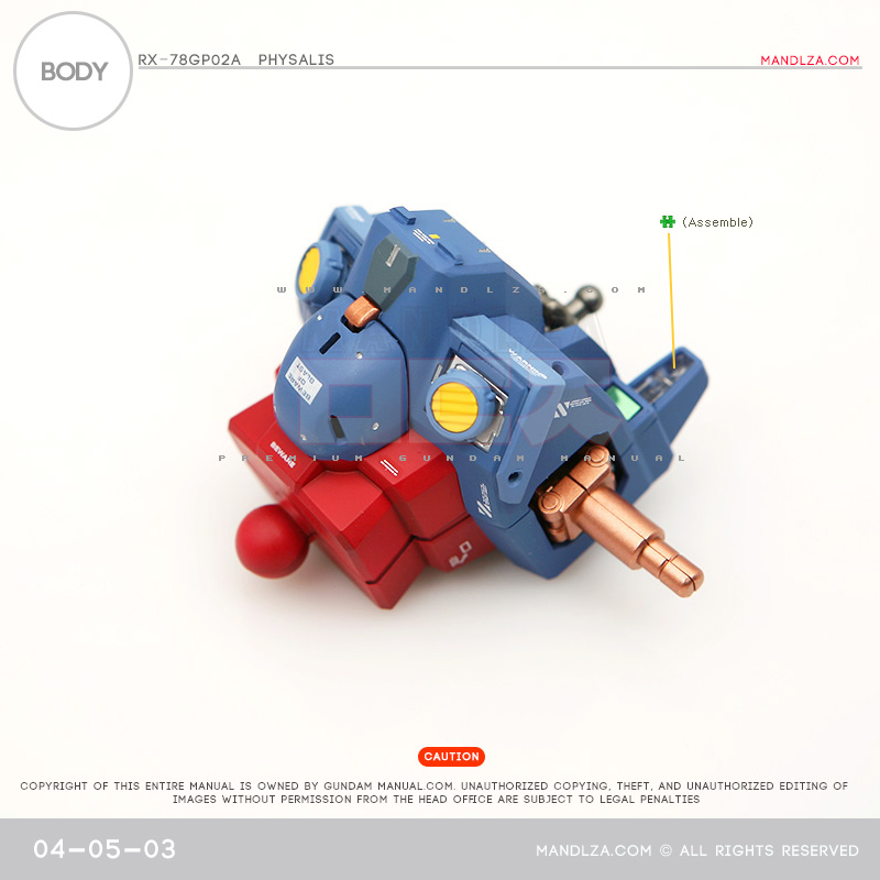 MG] RX78 GP02 PHYSALIS BODY 04-05