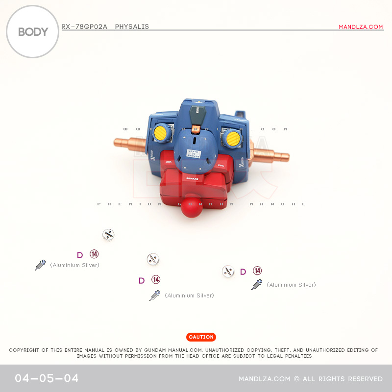 MG] RX78 GP02 PHYSALIS BODY 04-05