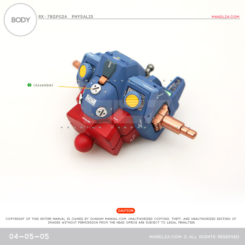 MG] RX78 GP02 PHYSALIS BODY 04-05