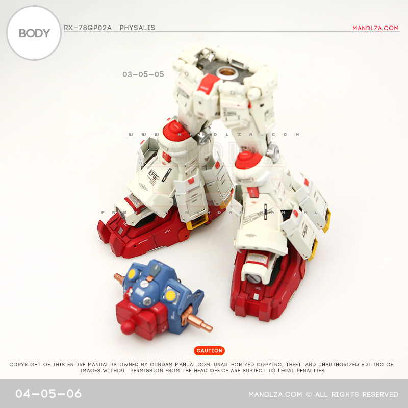 MG] RX78 GP02 PHYSALIS BODY 04-05