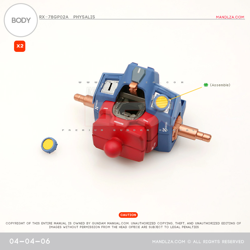 MG] RX78 GP02 PHYSALIS BODY 04-04