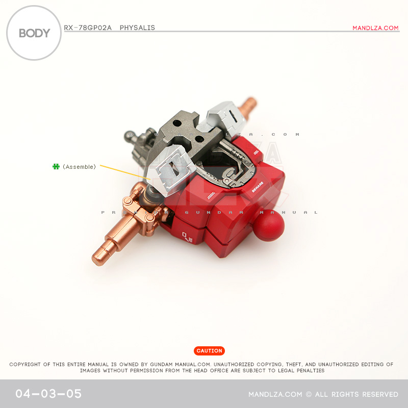 MG] RX78 GP02 PHYSALIS BODY 04-03