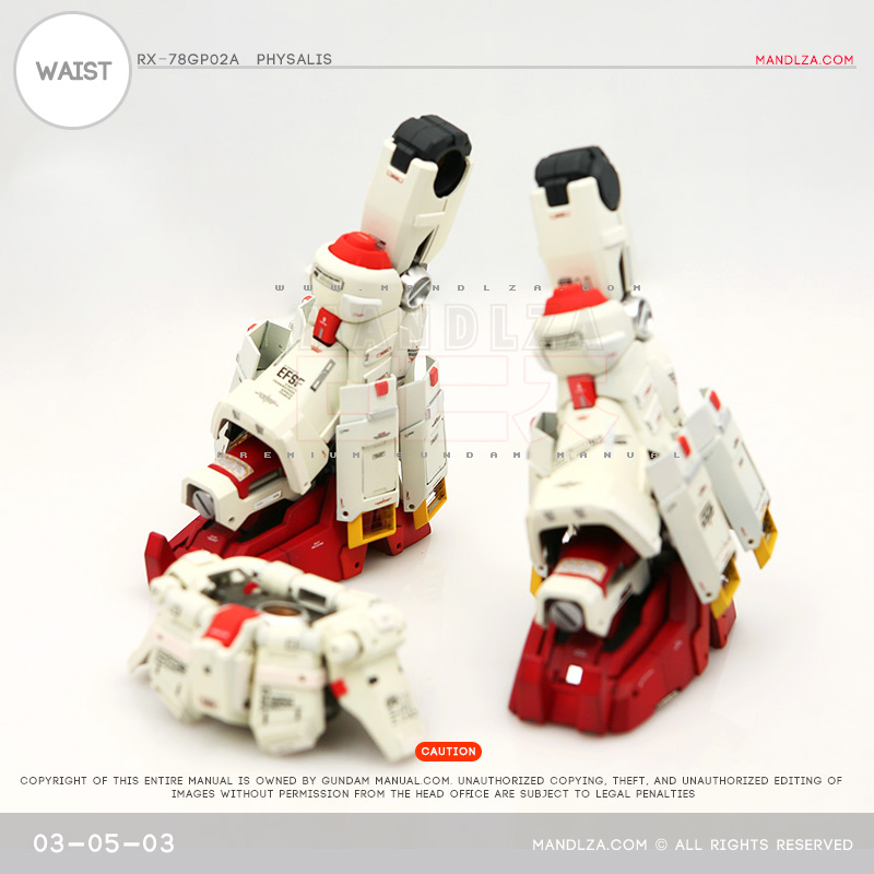 MG] RX78 GP02 PHYSALIS WAIST 03-05