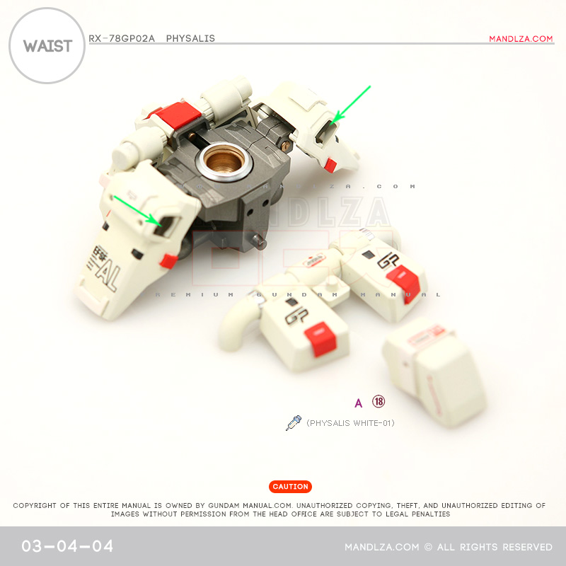 MG] RX78 GP02 PHYSALIS WAIST 03-04
